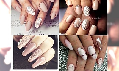 Galeria eleganckiego NUDE manicure dla dziewczyn, które nie lubią wiosennych pasteli