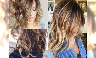 Caramel highlights - stylowa odmiana dla brunetek i blondynek. Garść inspiracji