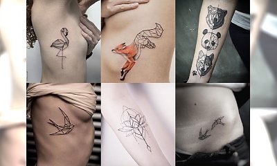 Geometryczne tatuaże - galeria kobiecych wzorów, które skradły nasze serce!