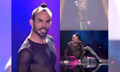 Eurowizja 2017: Wokalista wymachuje warkoczem i rozbiera się na scenie. Internauci podzieleni: "żenada" vs "prawdziwy zwycięzca"