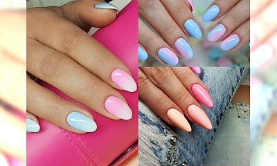 Manicure 2018: Pastelowe ombre manicure idealne na wiosnę