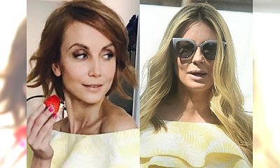 Małgorzata Rozenek w najmodniejszej sukience tego sezonu! Taką samą założyła Katarzyna Zielińska. Która lepiej?
