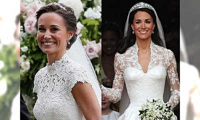 Suknie ślubne Pippy i Kate Middleton. Która z sióstr prezentowała się lepiej?