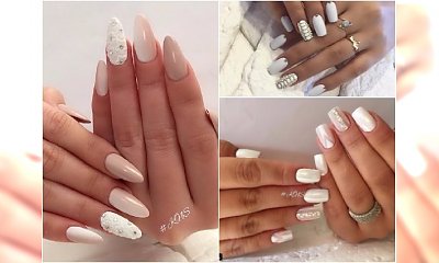 Manicure biały, perłowy, nude - 20 najpiękniejszych wzorów na specjalne okazje