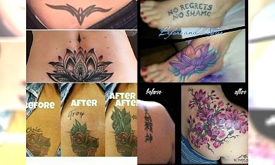 Tatuażowe wpadki uratowane, ci ludzie mogą odetchnąć z ulgą. Galeria przed i po