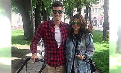 Robert Lewandowski pokazał pierwsze zdjęcie ze spaceru z Klarą! "Z moimi dziewczynami"