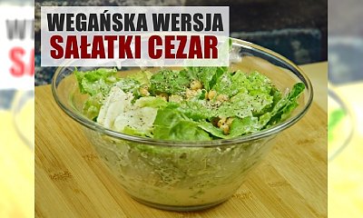 Wegańska wersja sałatki cezar
