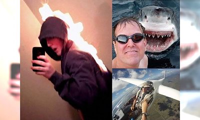 13 najbardziej ekstremalnych selfie z sieci! To jeszcze odwaga czy już głupota? Zdjęcie nr 8 zwala z nóg!