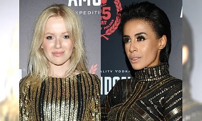 Impreza Playboya: Aleksandra Szwed i Joanna Majstrak w złotych sukienkach. Która lepiej?