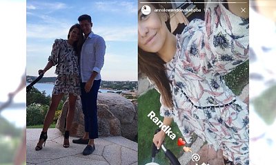 Robert Lewandowski pokazuje zdjęcie Ani OD TYŁU! Ale to podpis jest najlepszy