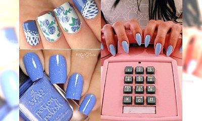 Manicure na lato 2018: Cornflower nails czyli paznokcie w kolorze chabru! Zobacz najlepsze propozycje nowego błękitu
