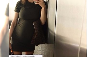 Czyj to brzuszek? Aktorka otwiera sezon na bób, ale fani domyślili się, że nie o wzdęcie tu chodzi...