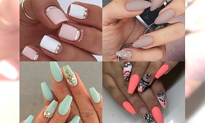 Najpiękniejsze odsłony matowego manicure na lato - galeria pełna perełek!