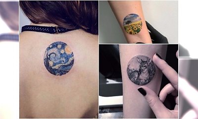 HIT w tatuażu: okrągłe miniatury. Wzory jak małe obrazki robią furorę wśród fanów tatuażu!