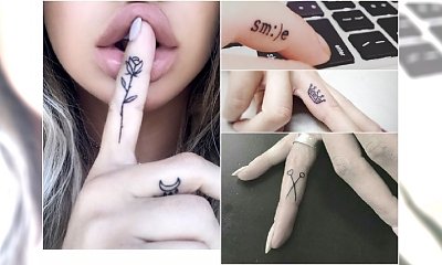 Tatuaż na palcu - 30 uroczych wzorów dla dziewczyn