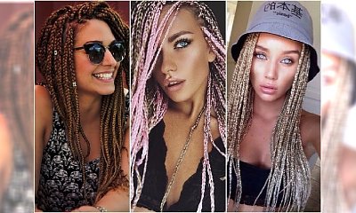 Drobne warkoczyki box braids - fryzurowy HIT lata!