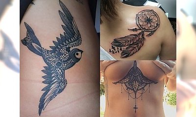 Wzory tatuażu, obok których nie da się przejść obojętnie - mega dziewczęce motywy!
