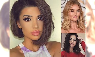 Galeria fryzur dla włosów średniej długości - garść modnych inspiracji 2017!