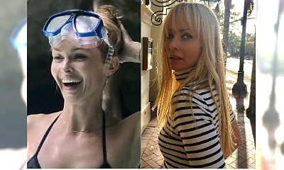 47-letnia Izabella Scorupco na plaży w bikini. Fani: Czas się dla pani zatrzymał