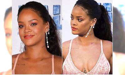 Rihanna najpierw ukrywała dodatkowe kg, teraz ODSŁONIŁA BRZUCH! W takiej kreacji nic się nie ukryje!
