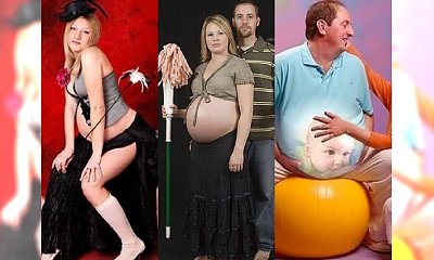 Bezkonkurencyjni zwycięzcy w kategorii: najbardziej obciachowe zdjęcia ciążowe w sieci