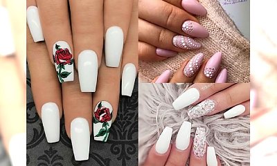 Świeżutkie inspiracje na manicure w odcieniach bieli i różu - idealne na końcówkę wakacji