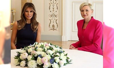 Dziennikarz modowy KRYTYKUJE strój Agaty Dudy na spotkaniu z Trumpami: "Jedyne szaleństwo, na jakie sobie pozwoli to..."
