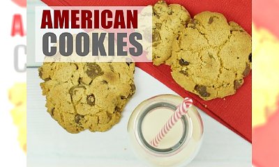 Prawdziwe amerykańskie cookies z płatkami czekolady - mega kruche!