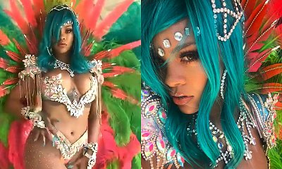Seksowna Rihanna kusi krągłościami na festiwalu Crop Over. Fani: "BOGINI"