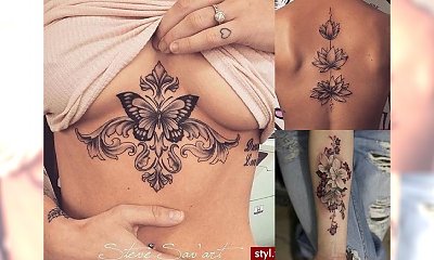 Wzory tatuażu, obok których nie da się przejść obojętnie - mega dziewczęce motywy 2017!