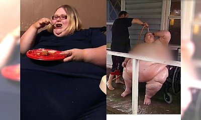 SZOK! Waży 272 kilogramy, a mąż myje ją WĘŻEM OGRODOWYM. "Kiedy jem, czuję się bezpiecznie"