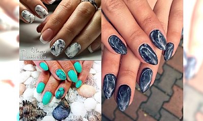 Marmurkowy manicure 2017: nowe nieoczywiste propozycje. Sprawdź je!