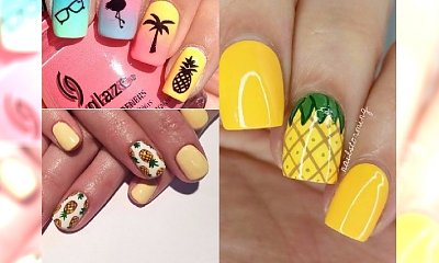 Manicure 2018: Ananas ma paznokciach! Poczuj się jak na wakacjach