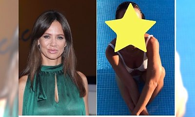 Kinga Rusin na wakacjach w bikini i bez makijażu. Fani: "To już skandal! Ile ty masz lat?"