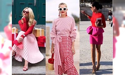 Moda 2018: Czerwień z różem to najmodniejsze połączenie! To niełatwe zestawienie, ale efekt POWALA