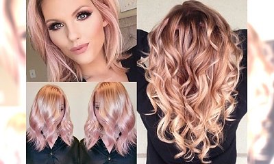 Wszystkie odcienie ROSE GOLD, które ubóstwiamy! Koloryzacja idealna dla blondynek na regenerację po lecie