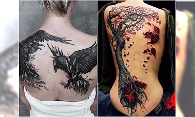 Duże tatuaże na plecach - artystyczne wzory, modne motywy. 20 niesamowitych inspiracji!