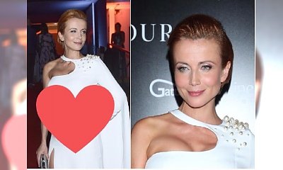 Katarzyna Zielińska w ZAAWANSOWANEJ CIĄŻY. "Białe pogrubia. We dwoje raźniej"