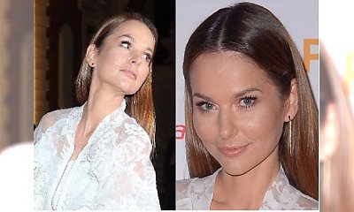 Paulina Sykut na konferencję prasową Polsatu przyszła w SUKNI ŚLUBNEJ! Hit czy kit?