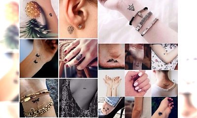Małe tatuaże - urocze, dziewczęce wzory dla wielbicielek minimalizmu