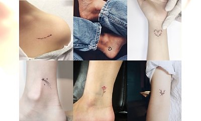 Malutkie, dyskretne propozycje dla dziewczyn, które marzą o tatuażu, ale nie chcą szaleć