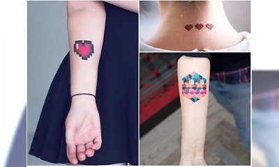 Pikselowe tatuaże 8 bit - HOT TREND z Instagrama!