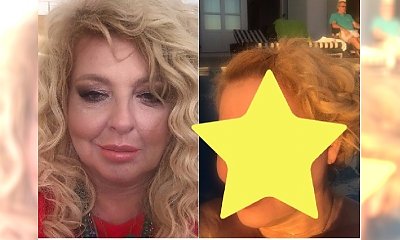 Magda Gessler BEZ MAKIJAŻU w basenie. Fani zwrócili uwagę, że NIE MA BRWI