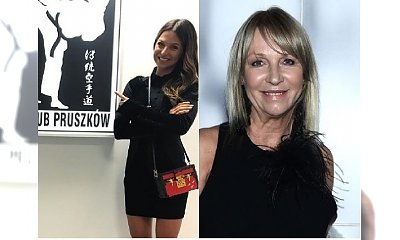 Anna Lewandowska w seksownej mini i kozakach na otwarciu szkoły karate. Takie same buty założyła Bojarska-Ferenc!