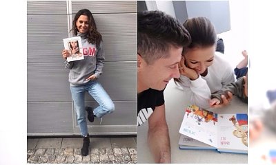 Mała Klara promuje kalendarz Anny Lewandowskiej. Lepszej reklamy niż TO ZDJĘCIE chyba nie potrzeba!