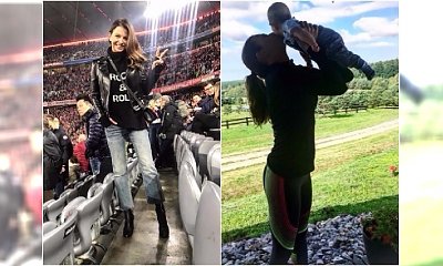 Anna Lewandowska ćwiczy z Klarą. Zobaczcie, jak dziewczynka UROCZO naśladuje mamę!