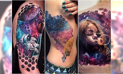 Tatuaże galaxy - HIT w tatuażu! Kosmiczne wzory z galaktyką robią furorę na Instagramie