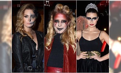 Upiorne gwiazdy na Halloween Party: Mercedes, Wieniawa, Ziółek. Kto się najlepiej przebrał?
