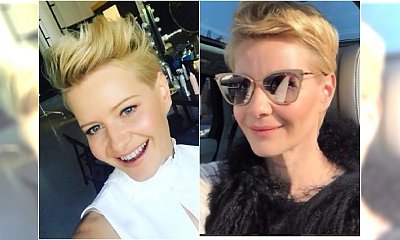 Małgorzata Kożuchowska pokazała się w ciemnych włosach. Fanki: "Oj nie Małgosiu, pozostań przy blondzie!"