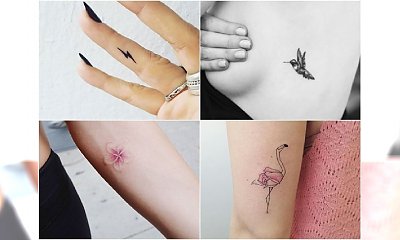 Małe tatuaże z charyzmą - galeria świetnych propozycji